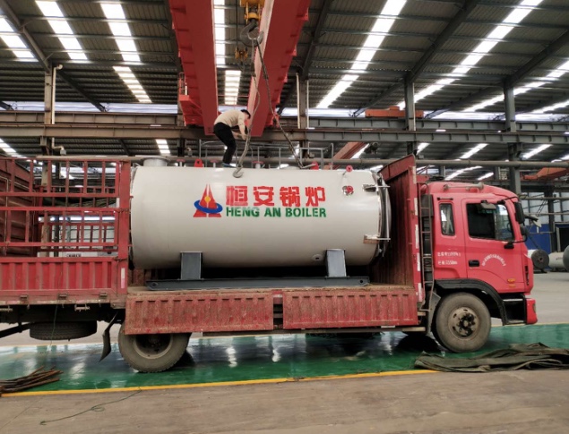 燃油燃氣鍋爐發貨現（xiàn）場