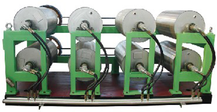 輥筒式膠(jiāo)片冷卻機 輥筒式膠片冷(lěng)卻機