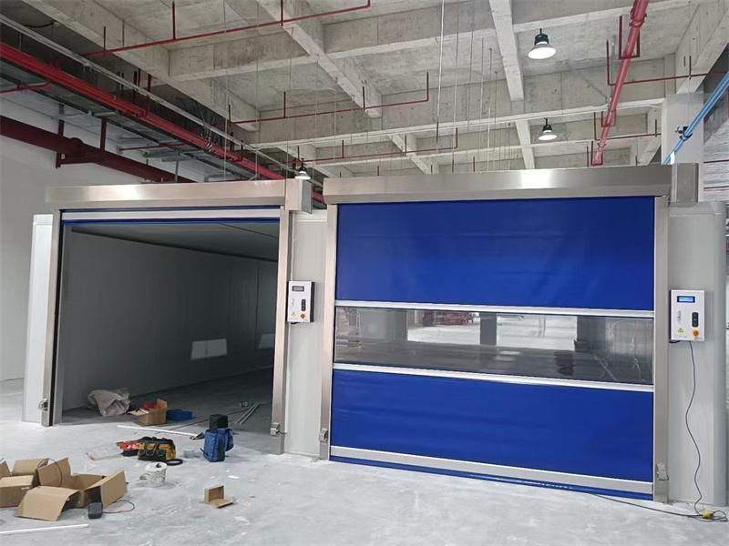 快速門安裝現場 (6)