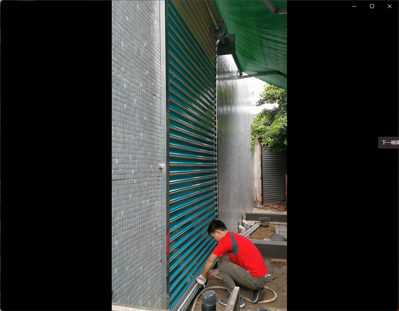 彩鋼手拉鐵（tiě）閘