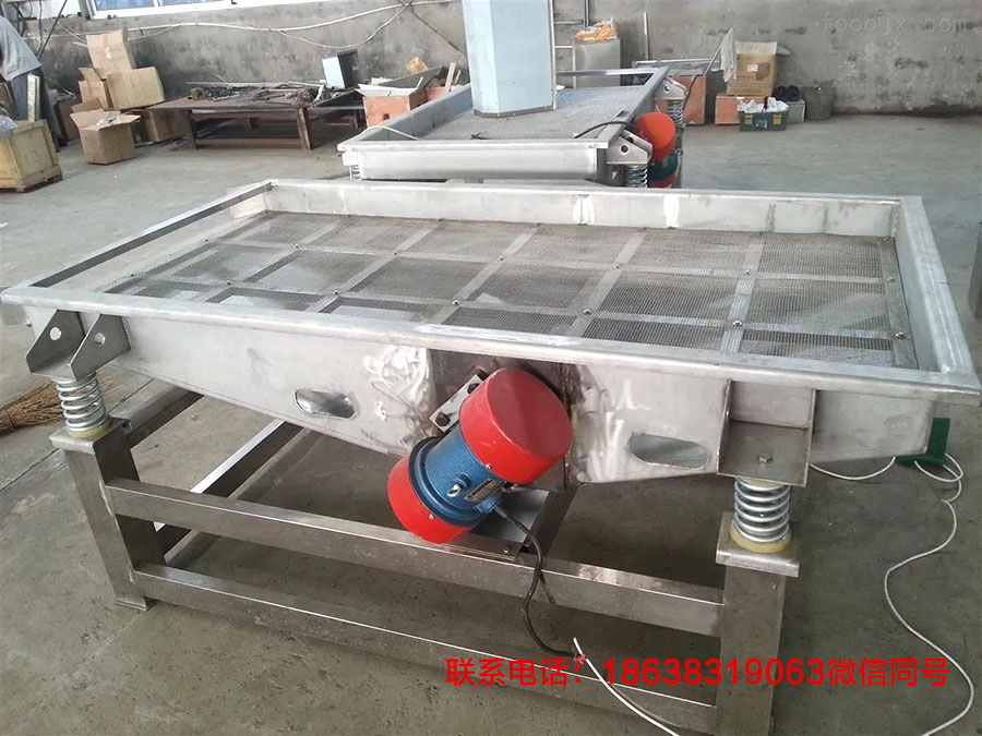 直（zhí）線篩兩側電機安裝方位的說明