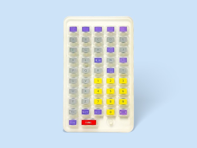 噴塗型矽（guī）膠按鍵